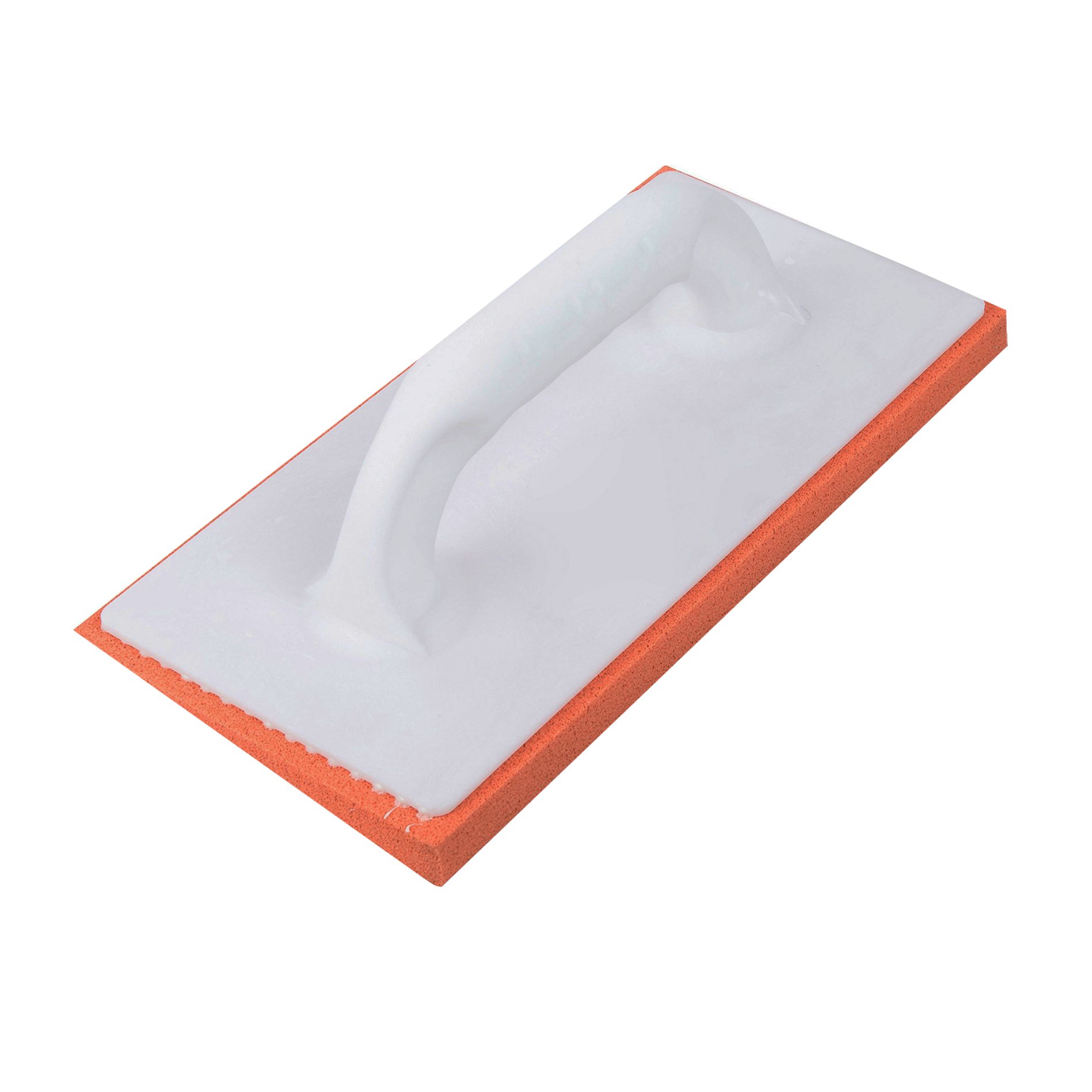 Connex COX781343 Plastic Rubbing Board with Sponge Rubber Layer, White/Orange, 14 x 28 cm