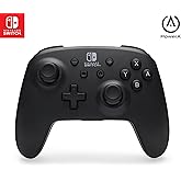PowerA Wireless Controller - Nintendo Switch/Switch Lite/Switch-OLED Model, Nintendo Switch 2, Jet Black, Gamepad, Bluetooth, Motion Controls, Advanced Gaming Buttons, officially licensed