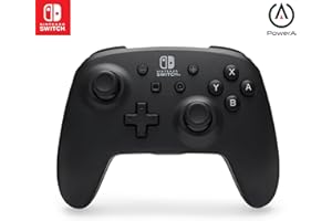 PowerA Wireless Controller - Nintendo Switch/Switch Lite/Switch-OLED Model, Nintendo Switch 2, Jet Black, Gamepad, Bluetooth, Motion Controls, Advanced Gaming Buttons, officially licensed