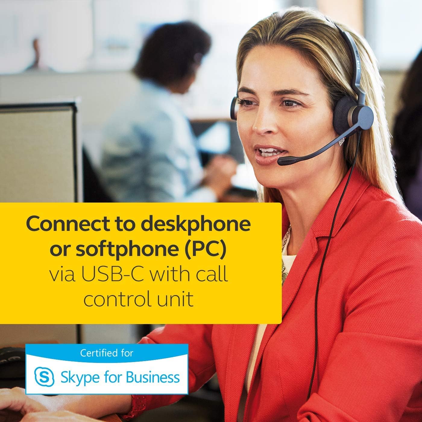 Jabra Biz 2300 USB-C MS On-Ear Mono Headset - Image 4