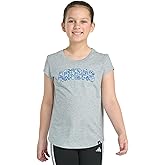 Adidas Girls Short Sleeve Essential Heather Tee