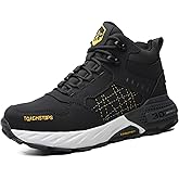 TOUGHSTEPS Steel Toe Work Shoes for Men Women, Puncture Resistant Safety Work Boots, 6" Lightweight Comfortable Industrial Construction Boot, Indestructible Utility Sneakers