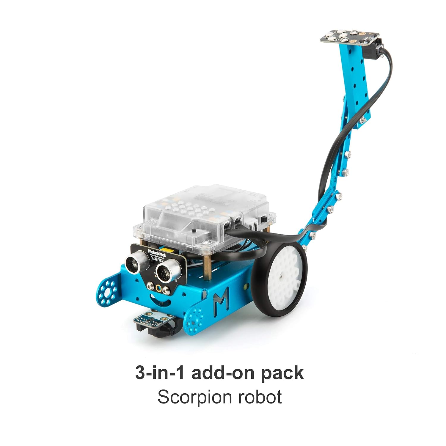 Makeblock mBot Add-on Pack Interactive Light & Sound, Robot 3-in-1 Add-on Pack (mBot Excluded), Blue, Light & Sound Add-on - Image 5