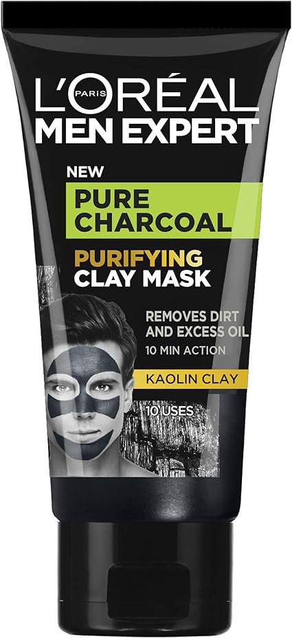 loreal charcoal face scrub