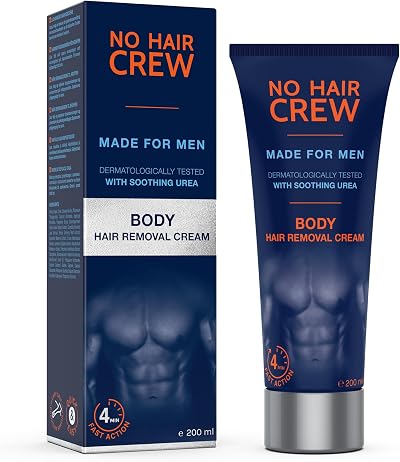 NO HAIR CREW Men Body Hair Removal Cream 200 ml Depilatory Cream