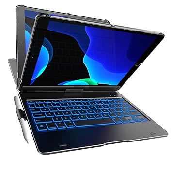 Yekbee 360 Rotatable Wireless Keyboard Case For Ipad 10 2 2019 Ipad Air 10 5 2019 Ipad Pro 10 5 2017 Backlit Ipad 7th Generation With Keyboard Ipad Air 3rd Generation Tablet Buy Yekbee