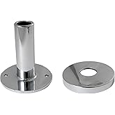 Keeney K857-30 PEX Stub-Out Support and Cover, No Size, Chrome