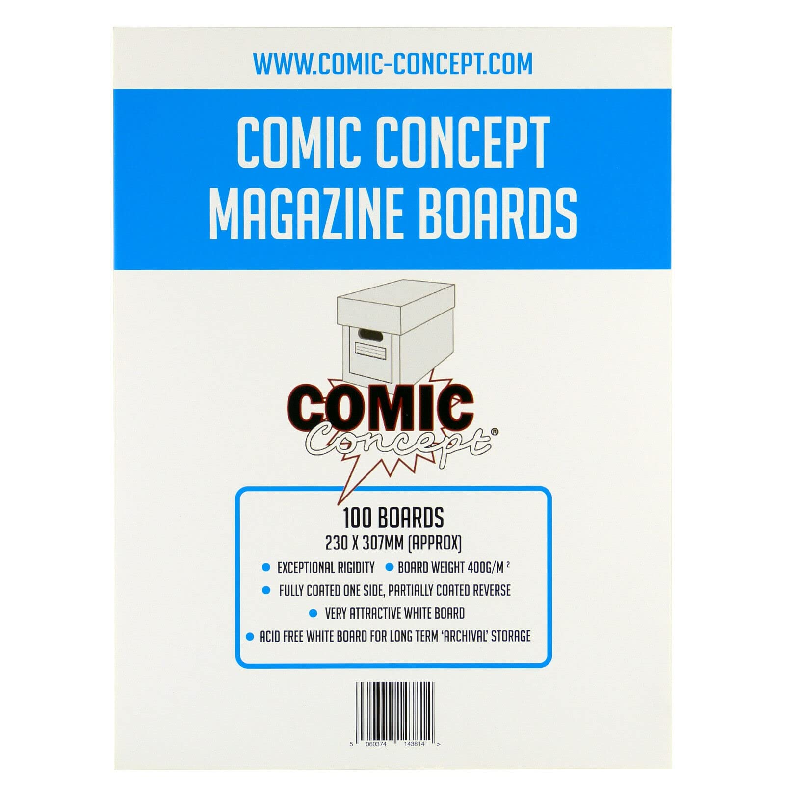Comic Concept Current Size Comic Backing Boards