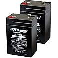 ExpertPower 6 Volt 4.5 Amp Rechargeable Battery (EXP645) 2 Pack