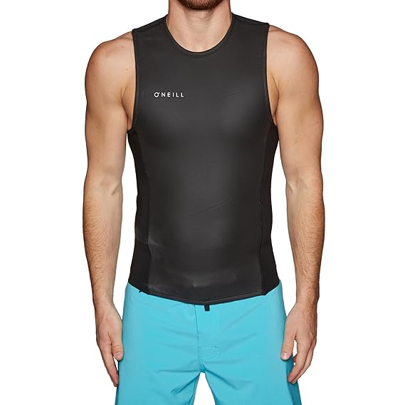 O';Neill Reactor Ii 2MM Neoprenanzugweste Oben schwarz - UV-Sonnenschutz und SPF-Eigenschaften - versteckte Schlüsseltasche