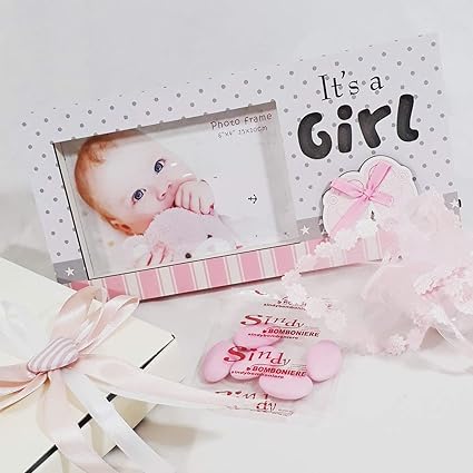 Sindy Idea For Bomboniera Birth Girl Baby Girl Photo Holder Frame