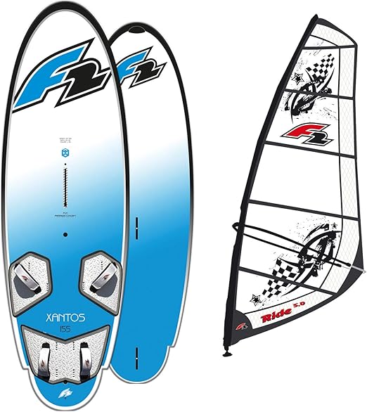 F2 WINDSURFBOARD XANTOS 155 L Freeride WindsurfBoard 2020 + Ride RIGG