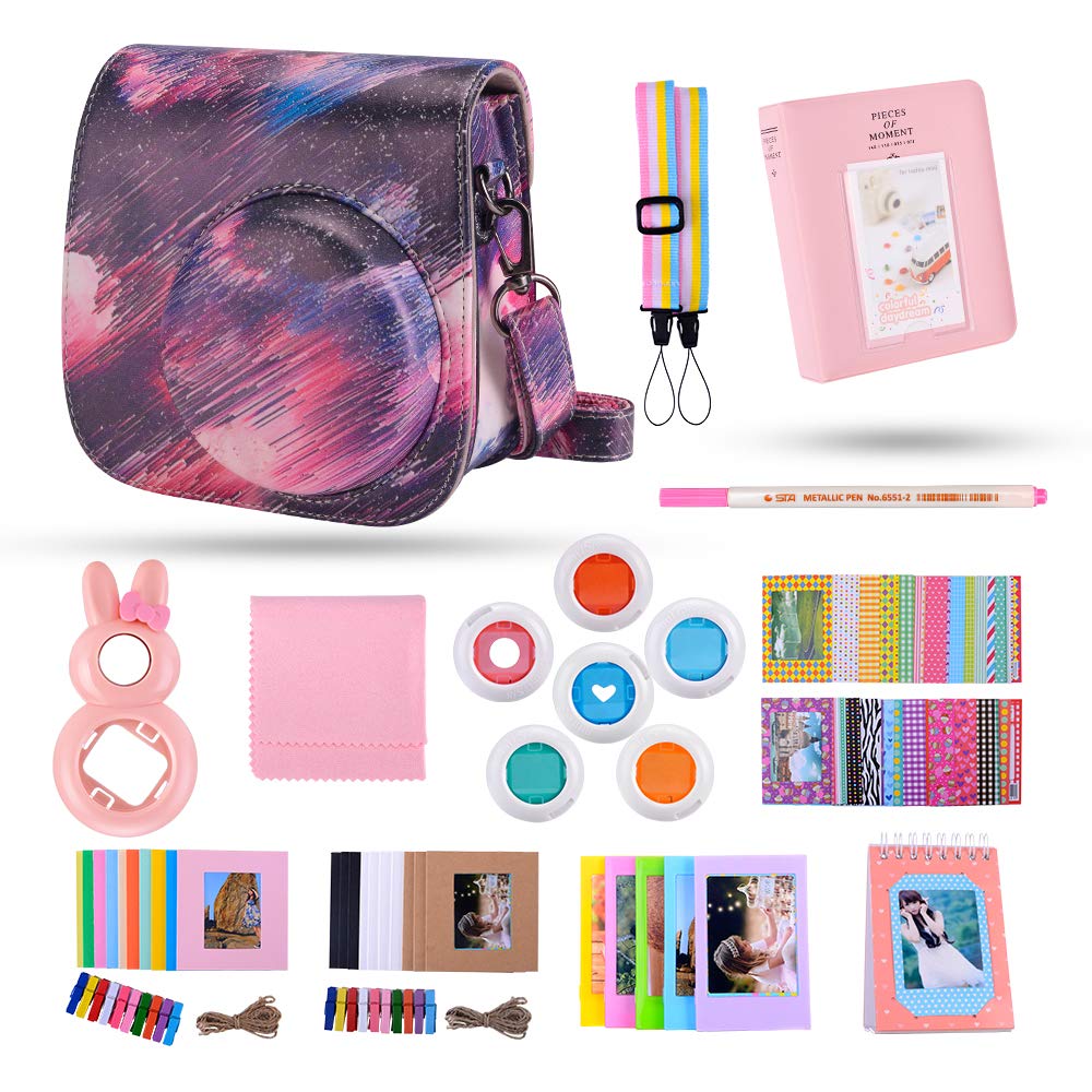 Tiessic Instax Mini 9 Camera Accessory Bundles for FujiFilm Instax Mini 9 8 8+ Camera