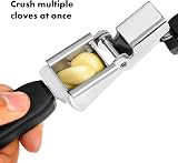 OXO Good Grips Garlic Press Stainless Steel Large Hopper Comfort Handles view 4