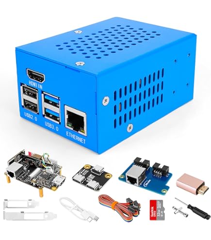 Geekworm KVM-A3+ラズパイ4モデルB Geekworm KVM-A3 Kit for Raspberry Pi 4 Open-source KVM Over