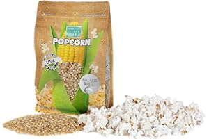 Wabash Valley Farms Popcorn Kernels - Hull-Less Baby White Popcorn Kernels, Gourmet Popcorn Kernels for Popcorn Maker, White Popcorn Kernels for Popping, Non-GMO Popcorn Seeds, Popping Corn (2 lb)
