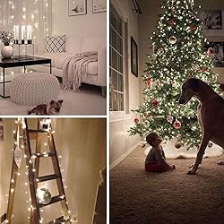 VTECHOLOGY Christmas String Lights, 66FT 200 LEDs