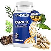 BioMatrix para-X Digestive Cleanse Supplement, Herbal Formula – Wormwood, Berberine, Black Walnut, Artemisinin, Olive Leaf, for Humans | 30-60 Day Supply | 90 Veggie Caps