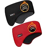 BEACE 30°F Winter Double-Layer Fleece Ear Warmers Headband for Men Women-Ear Muffs Ear Covers for Running Cold Weather