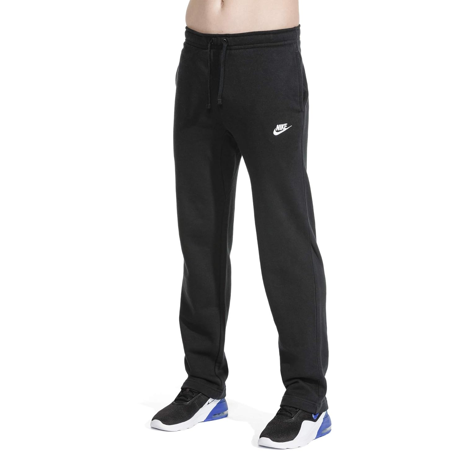 nike open hem club pants