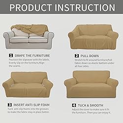 Easy-Going Stretch Oversized Sofa Slipcover 1-Piece