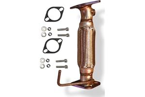 Onville Exhaust Direct Fit Front Flex Pipe Compatible With 2012-2017 Hyundai Accent 1.6L | 2012 to 2017 Kia Rio 1.6L