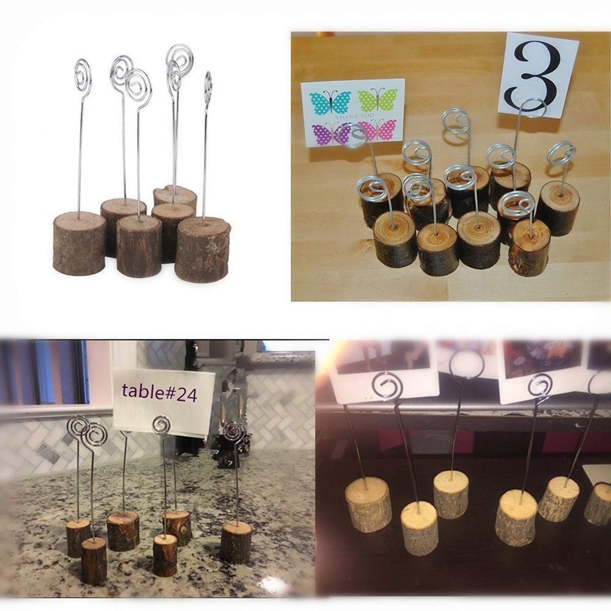 Toyvian 10pcs Porte Numero Table Support Photo Carte Nom Place Carte Numero Table Pour Mariage Anniversaire Tables De Chevet Jeux Et Jouets Dwteam In