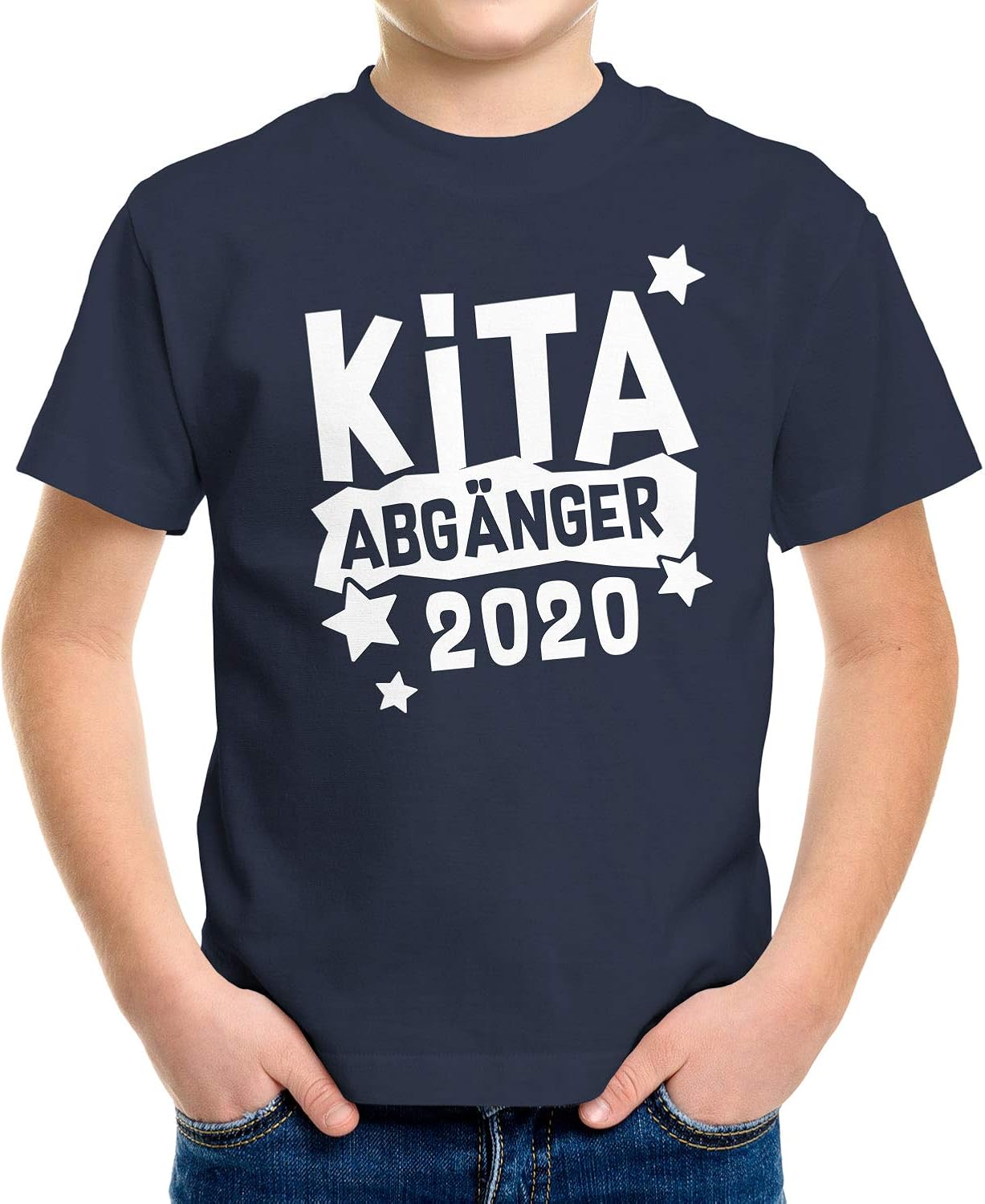 MoonWorks® Kinder T-Shirt Jungen Kita Abgänger 2020 Abschied
