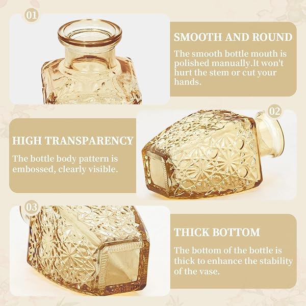 SAWOAKE MINI BUD VASES AS WEDDING CENTERPIECES FOR TABLES,CLEAR BUD VASES FOR FLOWERS,SMALL FLOWER VASES SUITABLE FOR BIRTHDAY PARTY,ANNIVERSARY,WEDDING RECEPTION,BABY SHOWER (GOLD, 12PCS)