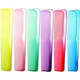 LUXXII 6 Pack Dressing Comb Set, 9 Inch Professional Dressing Combs with Fine &amp; Wide Teeth, Durable Styling Barber Comb for Men Women, Detangling, Hair Cutting, Salon &amp; Daily Grooming, Assorted Colors