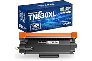 [1 Black] TN830 Toner Cartridges Compatible Replacement for Brother TN830XL TN830 XL Work for Brother HL-L2460DW DCP-L2640DW 
