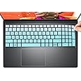 Keyboard Cover for 2025 2024 2023 Dell Inspiron 15 3510 3511 3515 3520 3525 3530 3535 5510 5515 5518 15.6 / Dell Vostro 15 3510 3520 5510 5515 15.6 / Latitude 3520 15.6 Laptop Skin -Ombre Mint