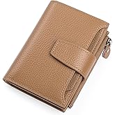 FALAN MULE Small Wallet for Women Leather Bifold Compact RFID Blocking Small Womens Wallet Purse