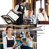 Dikoer Server Book Organizer 11-Pocket Waitress Order Pad Zipper Pen Holder view 7