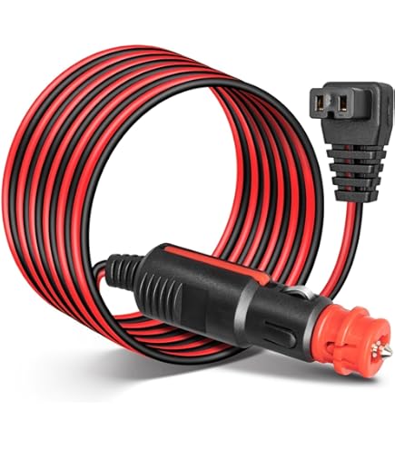 Basysion 12V/24V Car Refrigerator DC Power Cord, Car Fridge