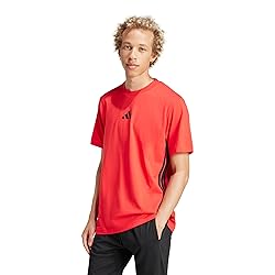 adidas Men's Essentials 3-Stripes Single Jersey