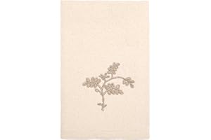 Avanti Linens - Fingertip Towel, Soft & Absorbent Cotton Towel (Willow Collection, Ivory)