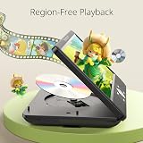 YOTON 10.1 Dual Portable DVD Player with 5H Battery Two Screens Car Mounts view 2