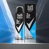 Sure Men Maximum Protection Clean Scent Body Spray 96 Hour Sweat Odour Control view 4