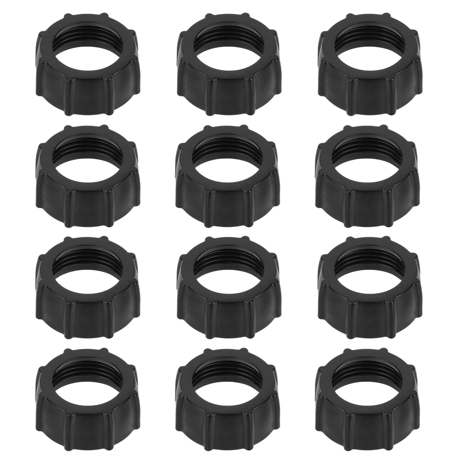 Photo 1 of 12pcs Tightening Nut for Car Mount, 17mm Ball-Joint Fixed Adapter Head Holders Replacement Screw Ring for GPS DVR Camcorder Wireless Charger Car Phone Holders & Mounts Accessories