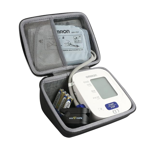 Hard Travel Case for Omron 3 Series Upper Arm Blood Pressure Monitor