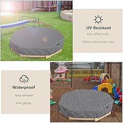 Waterproof Octagon Sandboxes Cover, Upgraded with