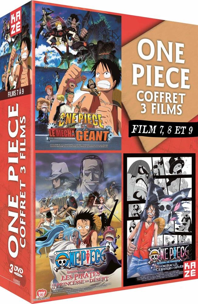 One Piece Coffret Films 3 Dvd 7 à 9 Movies & TV