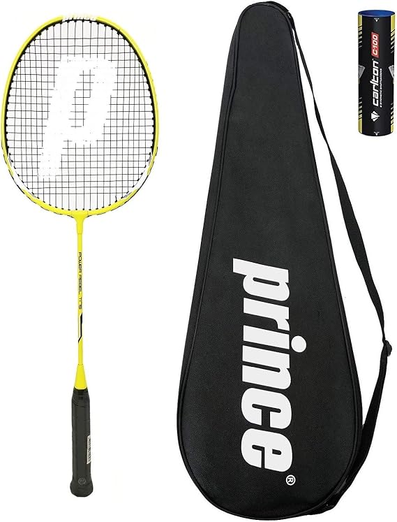 Prince Power 75 Ti Badminton Racket Series + 6 Shuttles (Various Options) (Rebel 75 Ti