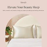 Kitsch Satin Pillowcase with Zipper Sage 48x66 cm - Hair & Skin view 9