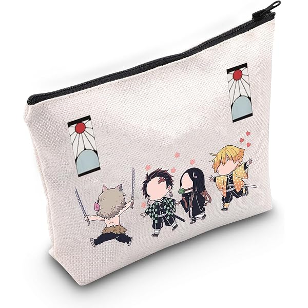 PXTIDY Make-up-Tasche Mit Cartoon-Motiv, 24x17.5x12 Cm - Wasserdicht, Für Reisen & Alltag, Organizer Für Anime-Fans