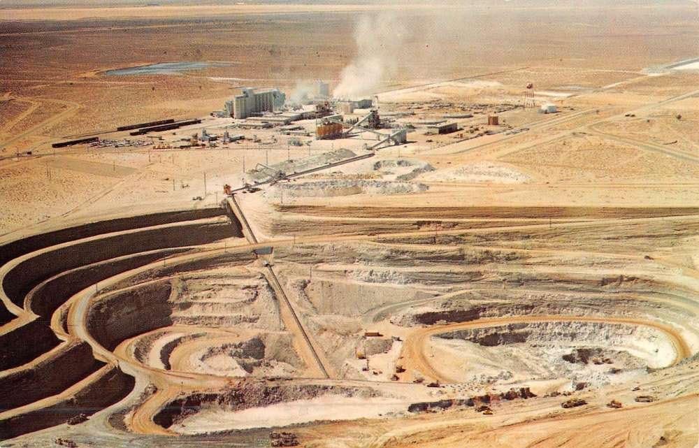 Boron California Chemical Corp Aerial View Vintage Postcard K51389 at