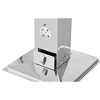 Standgrill Für Garten Und Balkon Tepro Holzkohle-Säulengrill Vista ( Trichtergrill), Edelstahl Edelstahl Toom