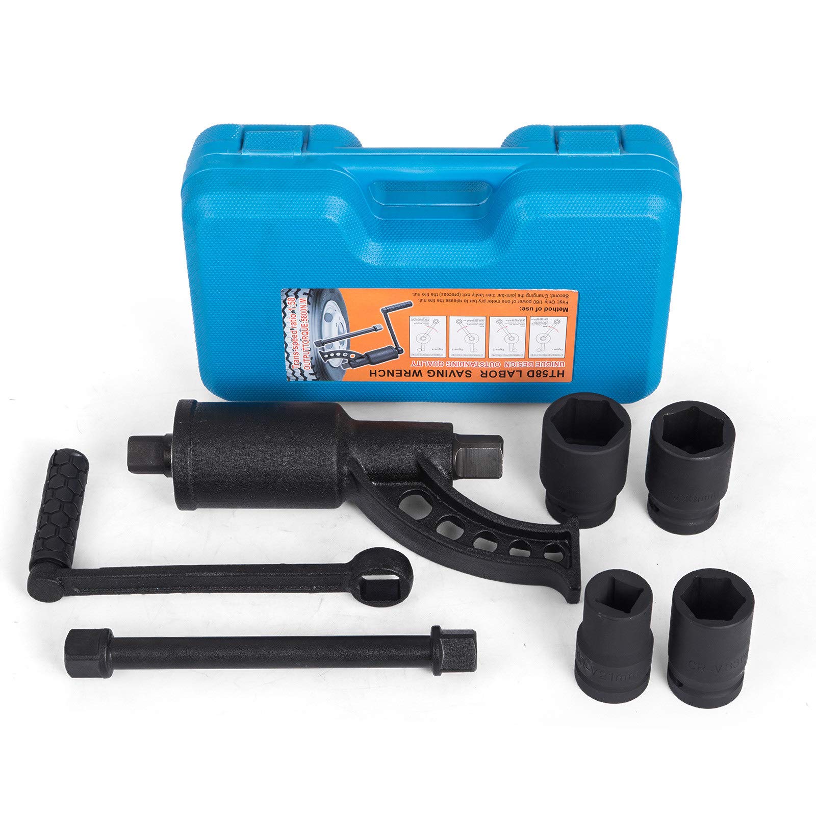 Buy VEVOR 178 Torque Multiplier Set Wrench, 1" Lug Nut Labor Saving