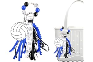 Ftuuo Sport Ribbon Set Keychain for Women Bagpack Ball Pendant Decorations